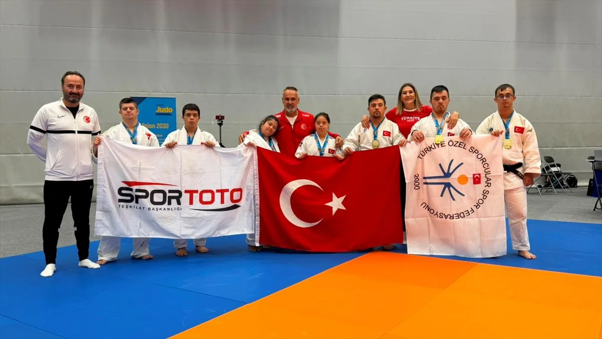 Down Judo Takımı 7 Madalya Kazandı